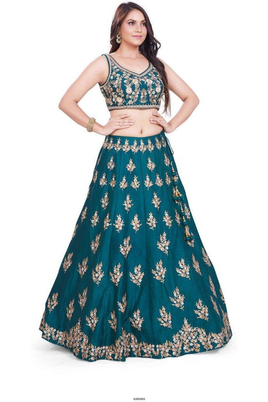 Party Wear Traditional Kids & Girls Crop Top Lehenga at Rs 1299.00 | Surat|  ID: 2850387538130